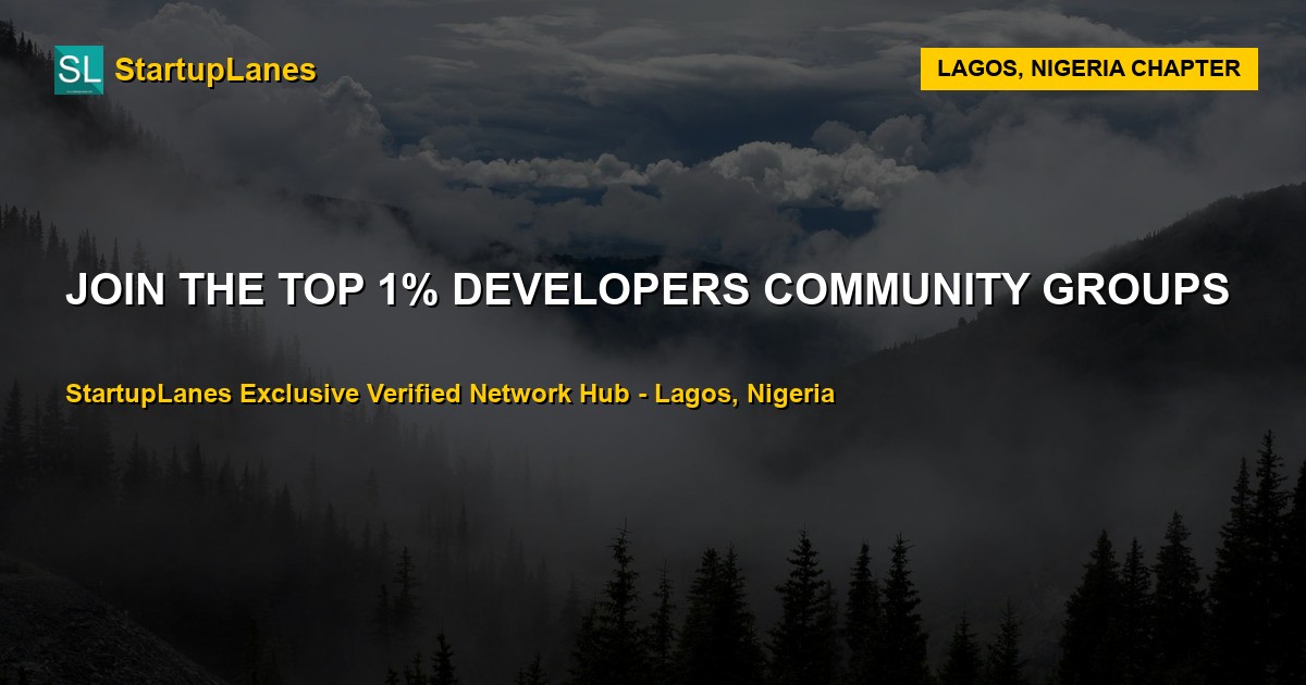 Developers WhatsApp Groups in Lagos