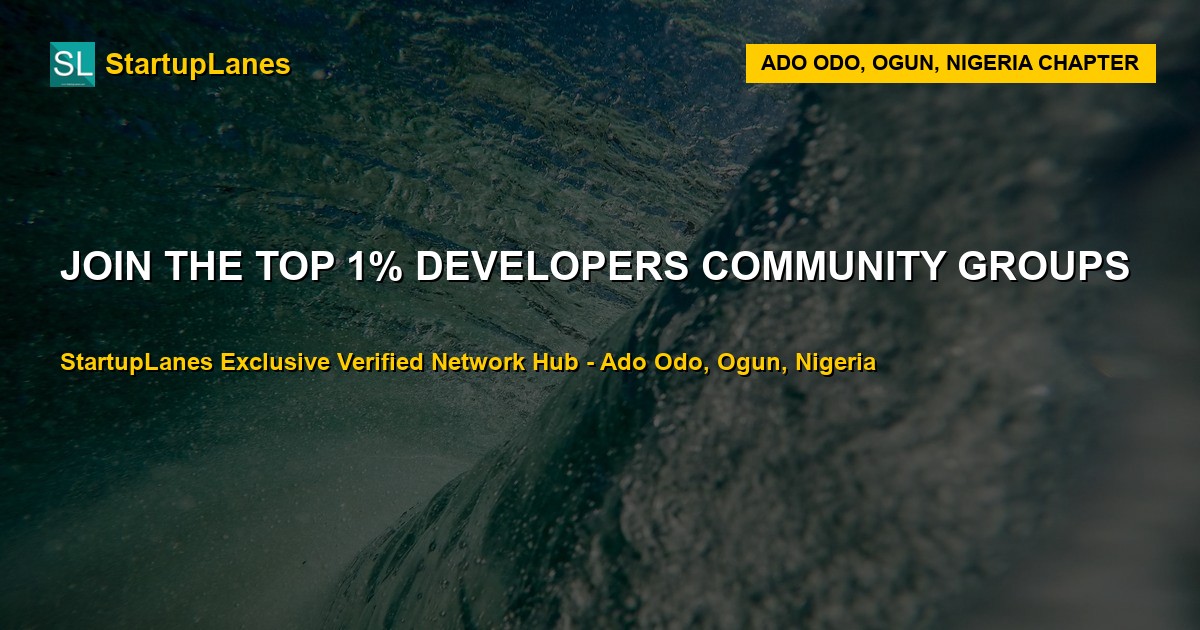 Developers WhatsApp Groups in Ado Odo