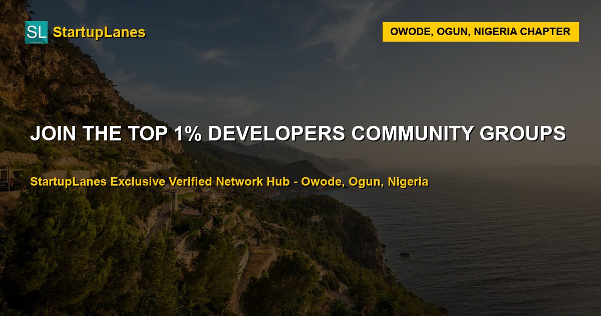 Developers WhatsApp Groups in Owode
