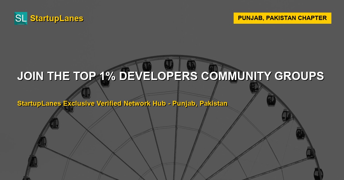 Developers WhatsApp Groups in Punjab