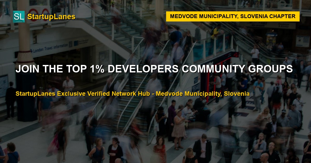 Developers WhatsApp Groups in Medvode Municipality