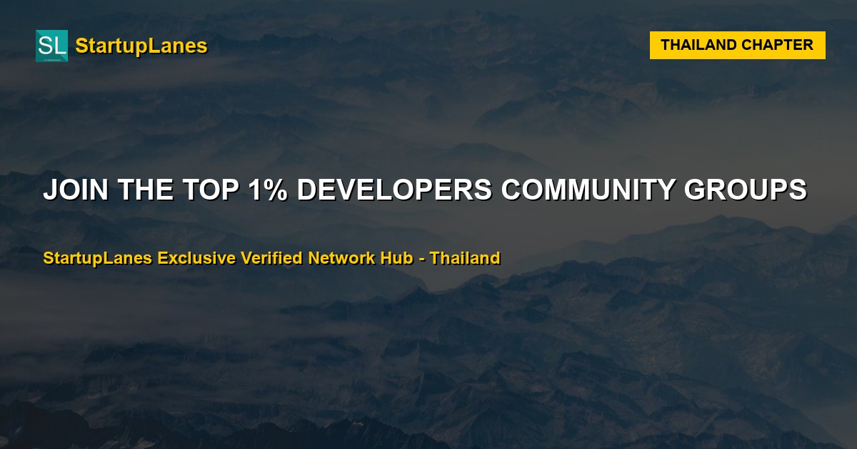 Developers WhatsApp Groups in Thailand