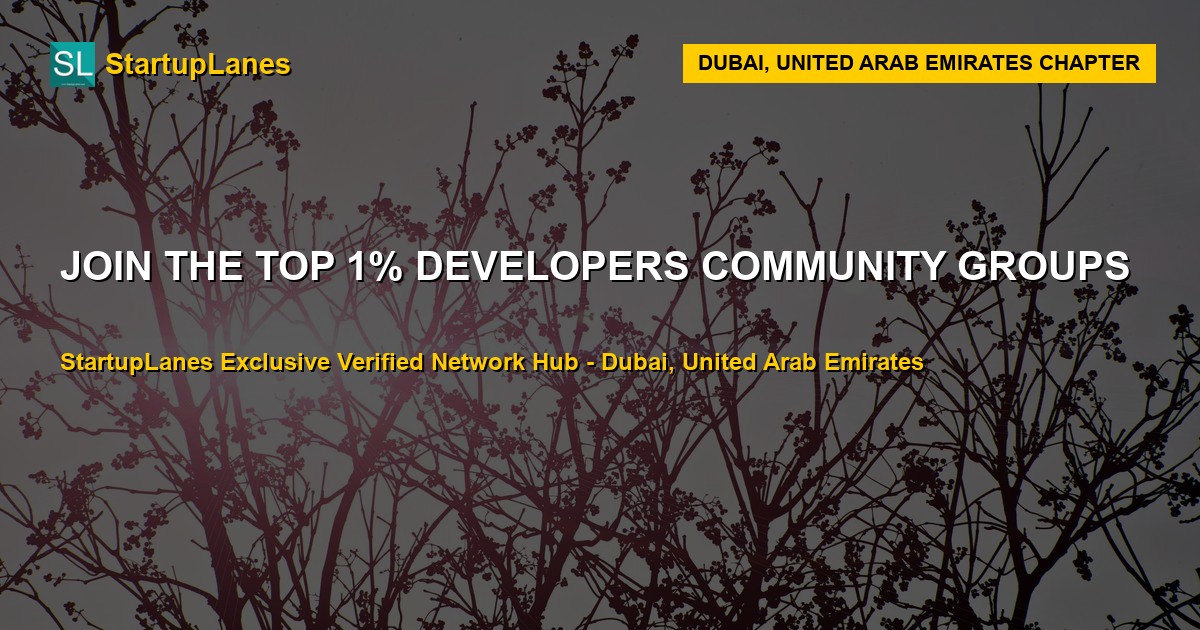 Developers WhatsApp Groups in Dubai