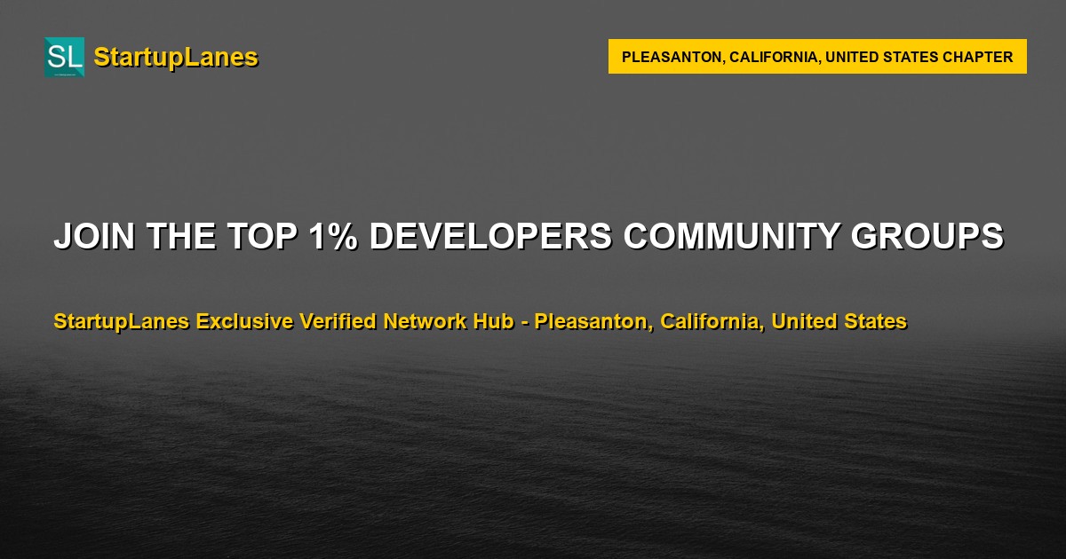 Developers WhatsApp Groups in Pleasanton