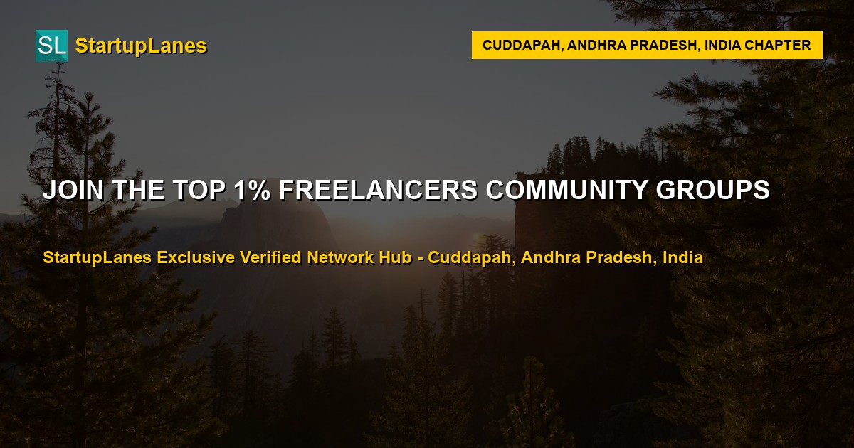 Freelancers WhatsApp Groups in Cuddapah