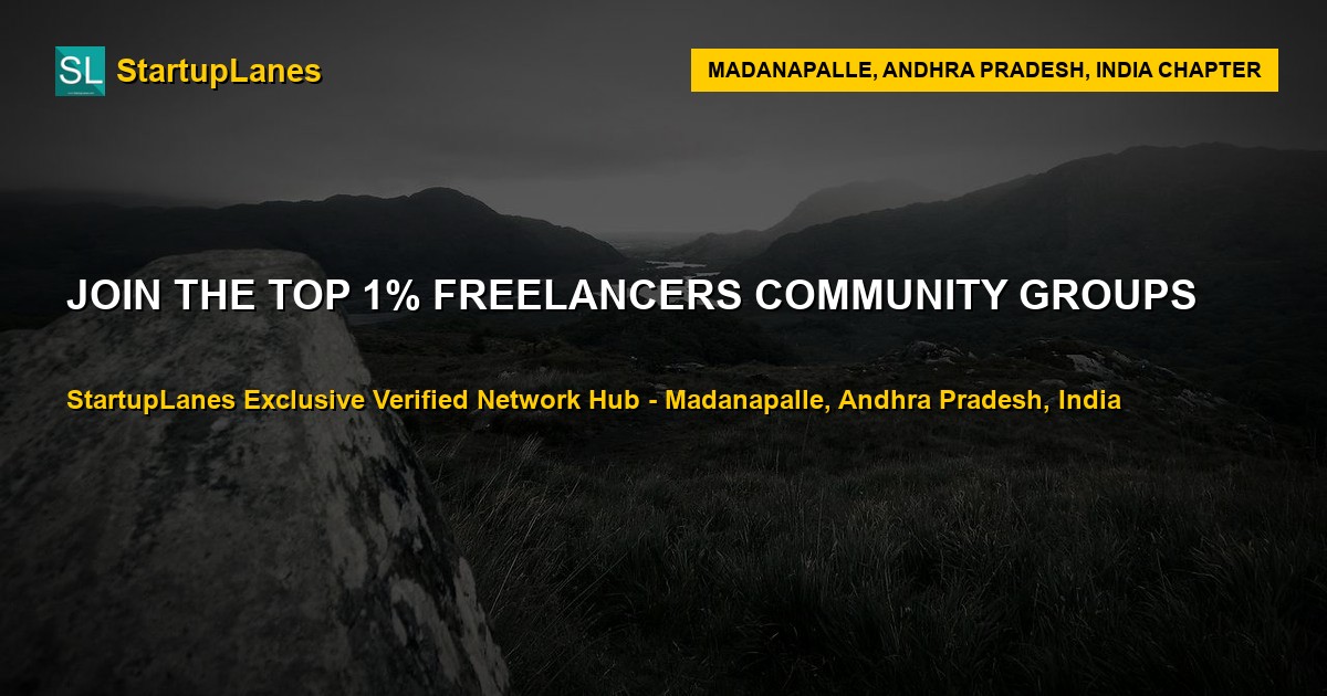 Freelancers WhatsApp Groups in Madanapalle