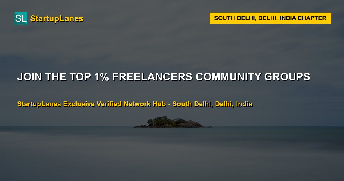 Freelancers WhatsApp Groups in South Delhi