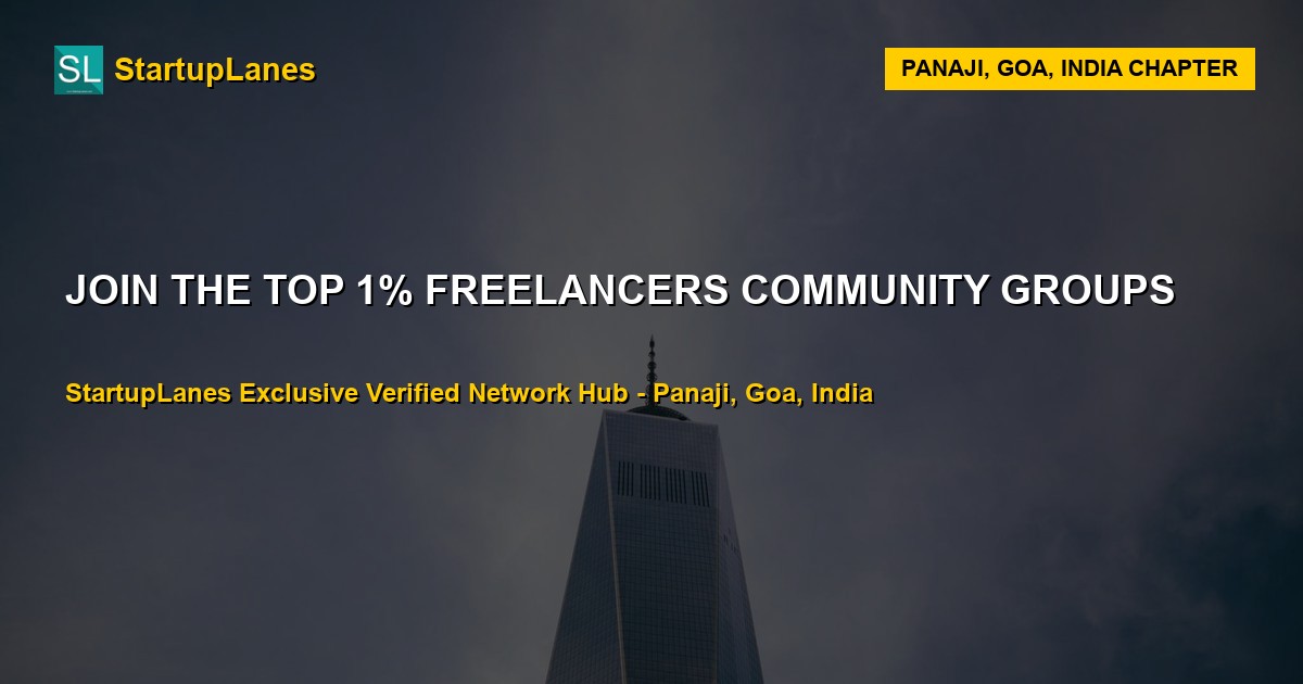 Freelancers WhatsApp Groups in Panaji
