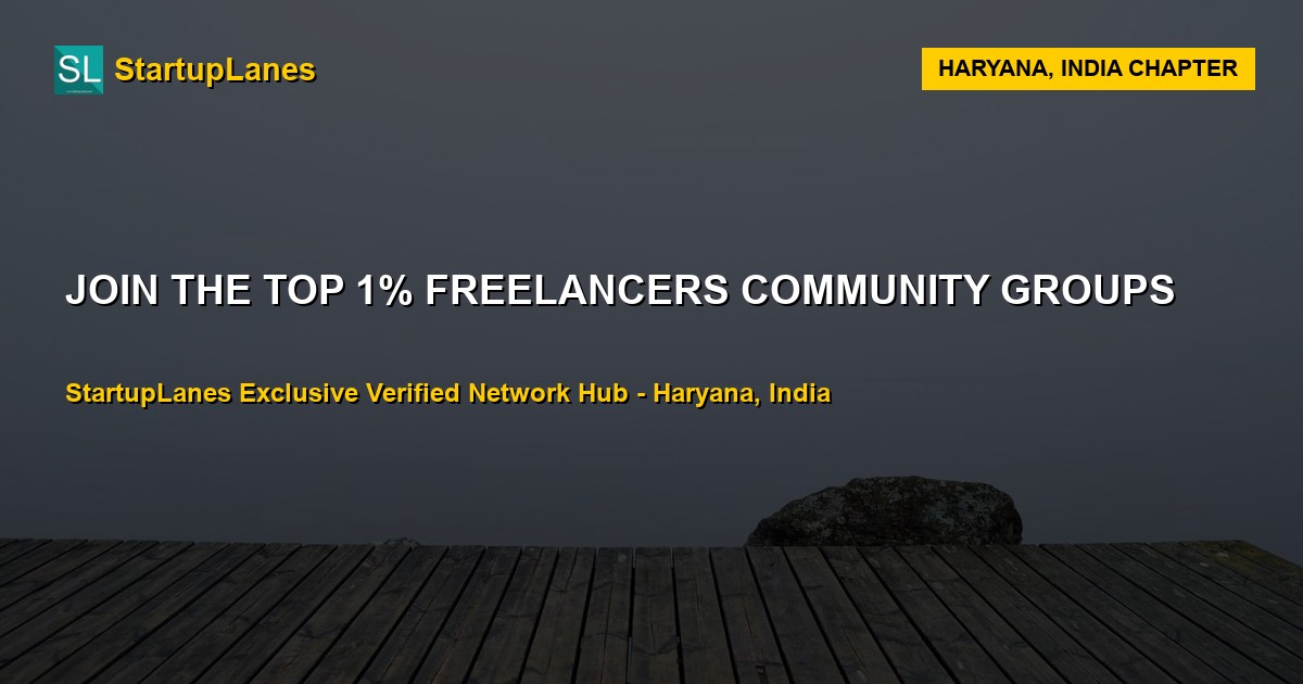 Freelancers WhatsApp Groups in Haryana