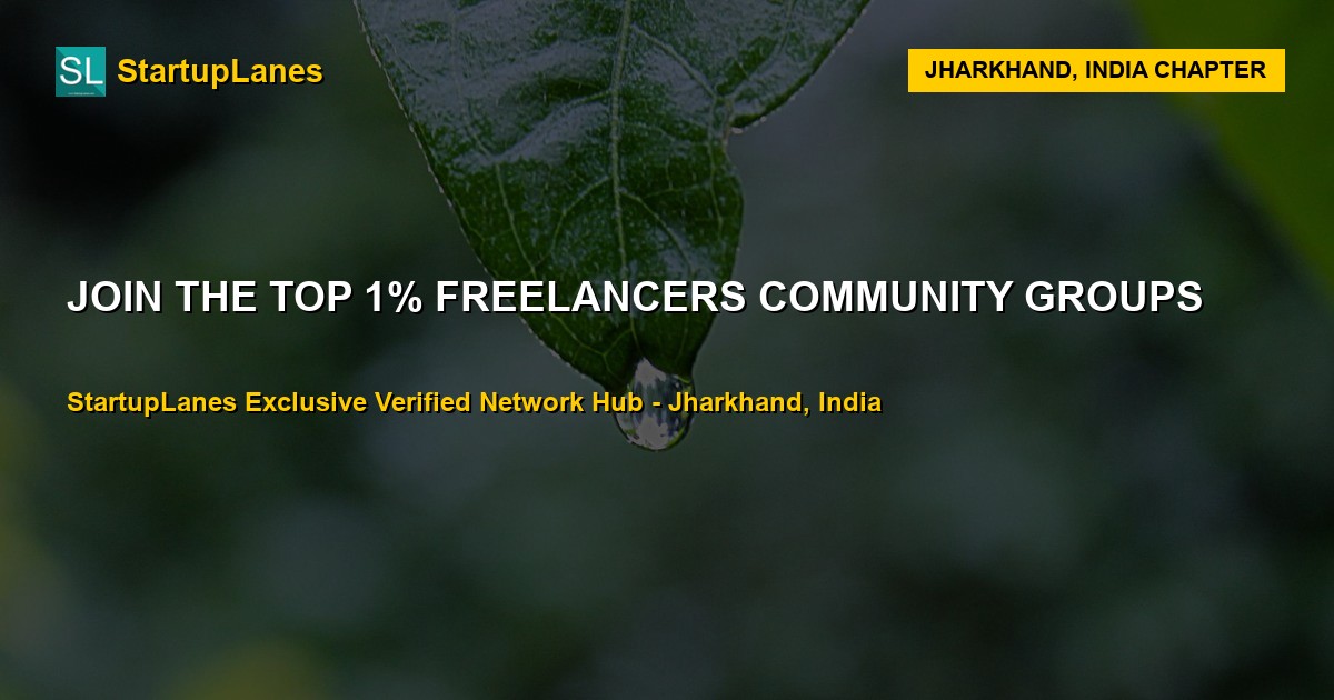 Freelancers WhatsApp Groups in Jharkhand