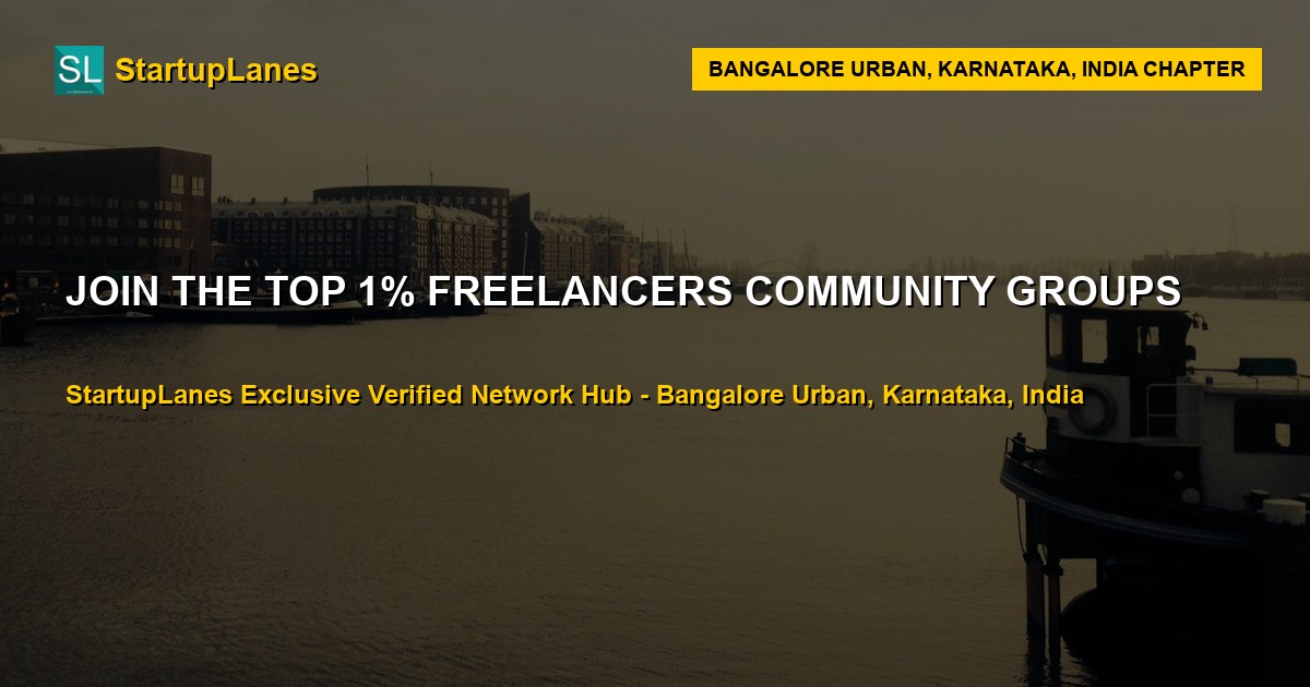 Freelancers WhatsApp Groups in Bangalore Urban