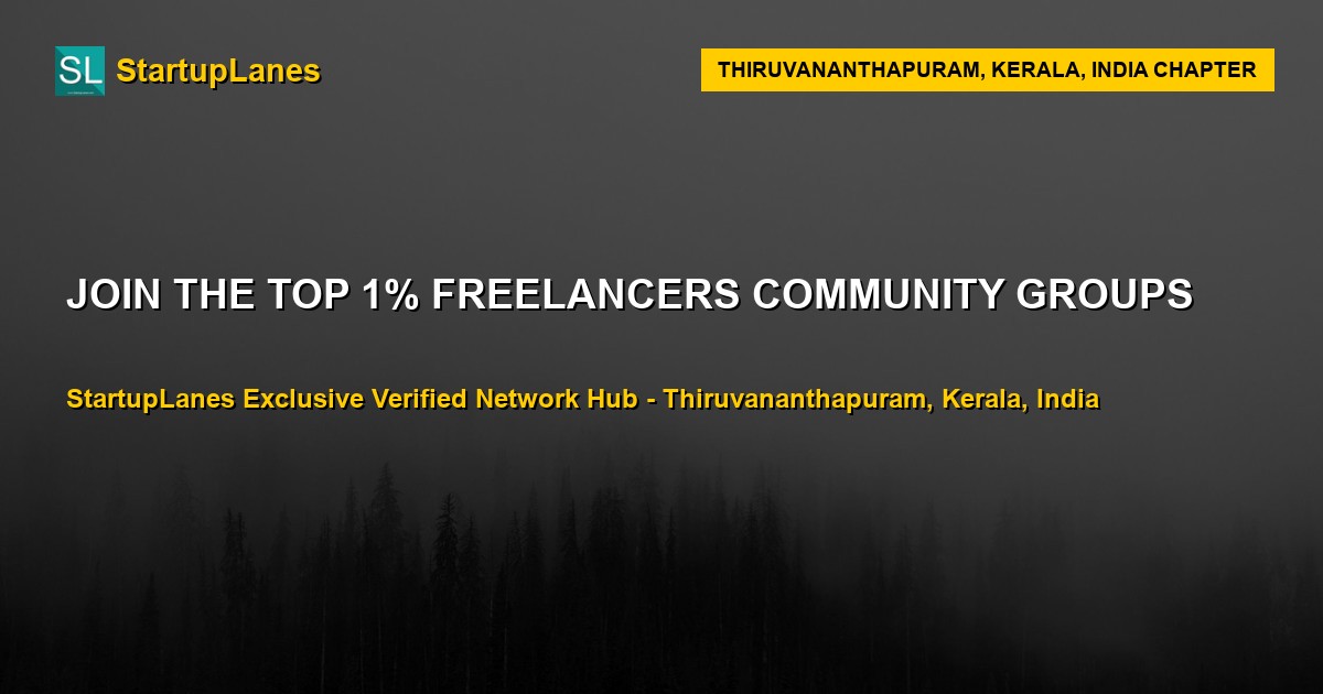Freelancers WhatsApp Groups in Thiruvananthapuram