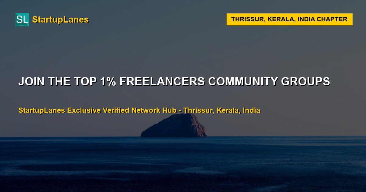 Freelancers WhatsApp Groups in Thrissur