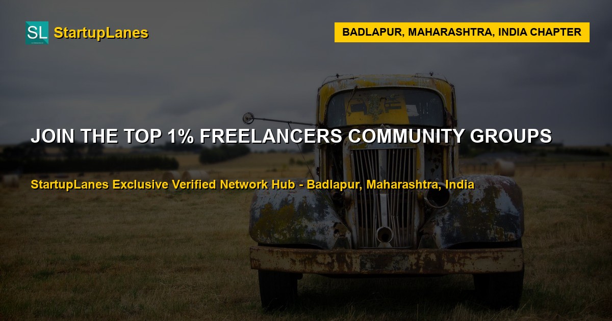 Freelancers WhatsApp Groups in Badlapur