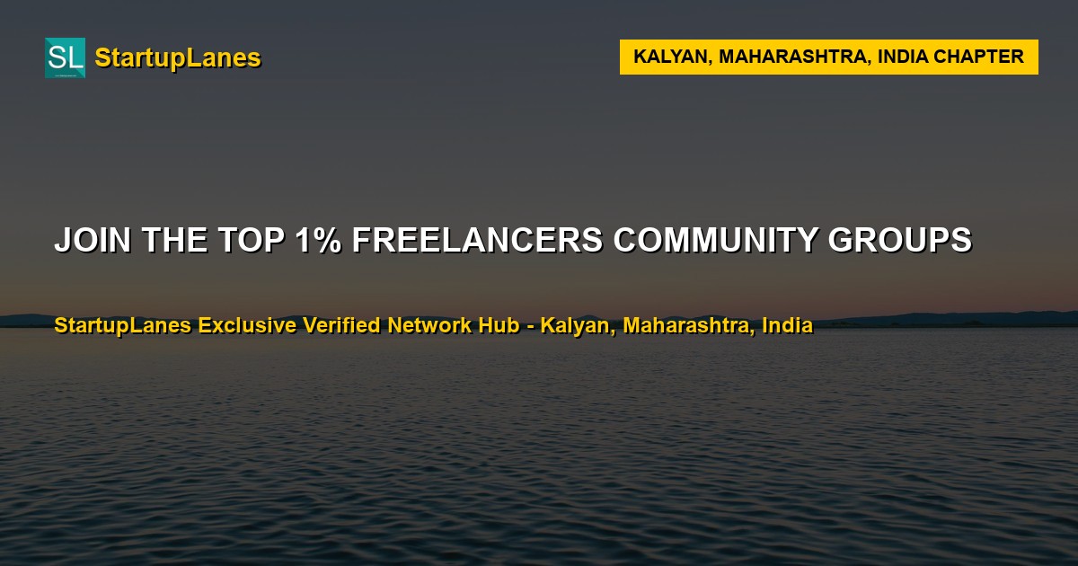 Freelancers WhatsApp Groups in Kalyan