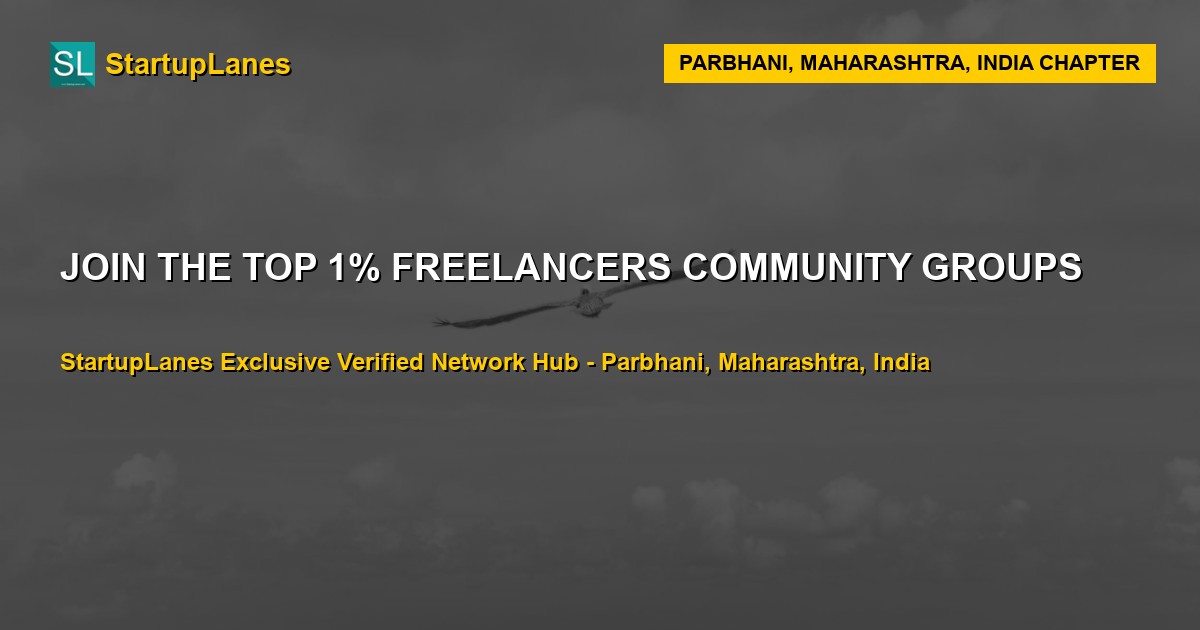 Freelancers WhatsApp Groups in Parbhani