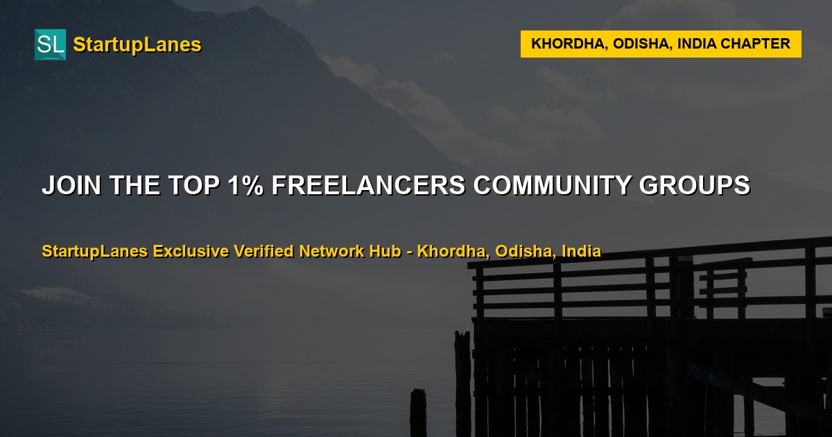 Freelancers WhatsApp Groups in Khordha