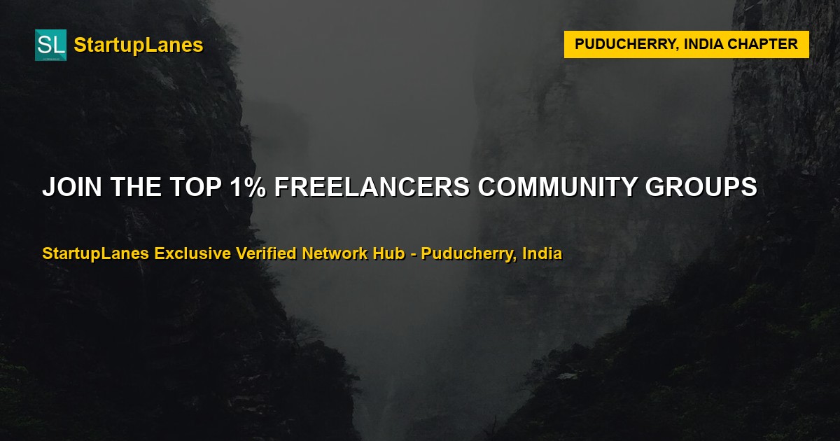 Freelancers WhatsApp Groups in Puducherry