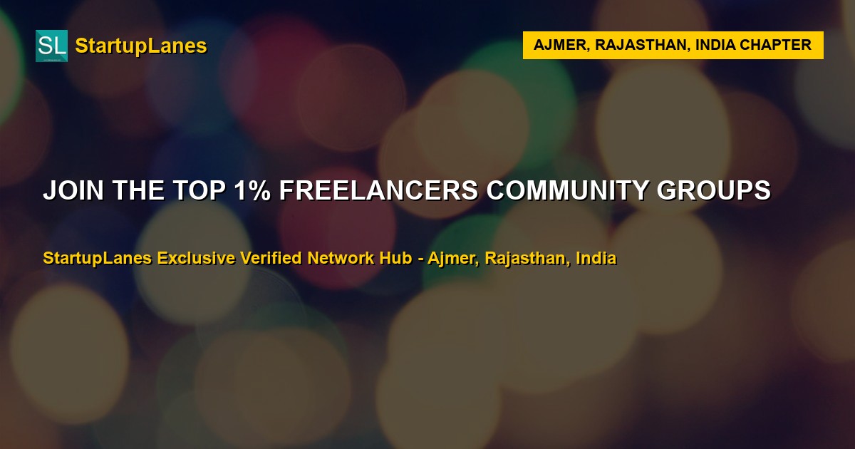Freelancers WhatsApp Groups in Ajmer