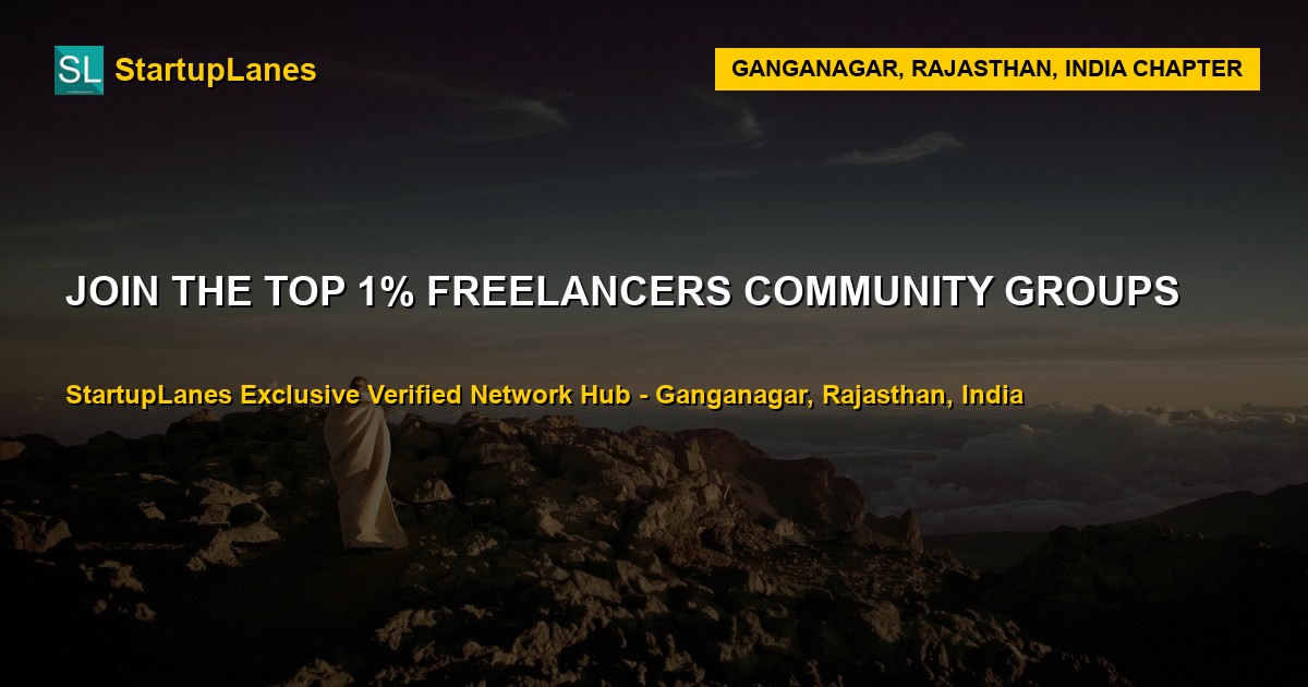Freelancers WhatsApp Groups in Ganganagar