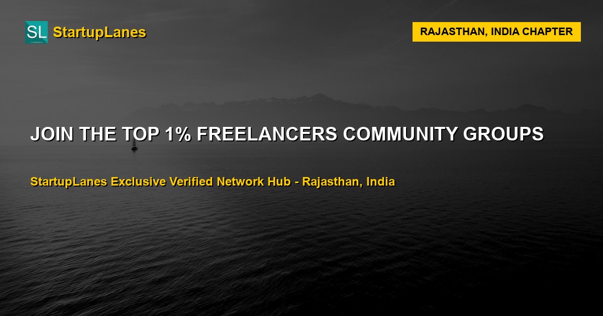 Freelancers WhatsApp Groups in Rajasthan