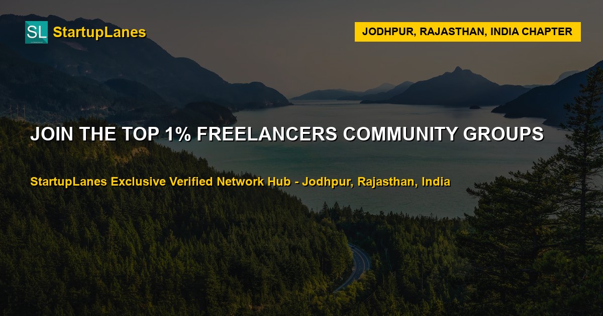 Freelancers WhatsApp Groups in Jodhpur
