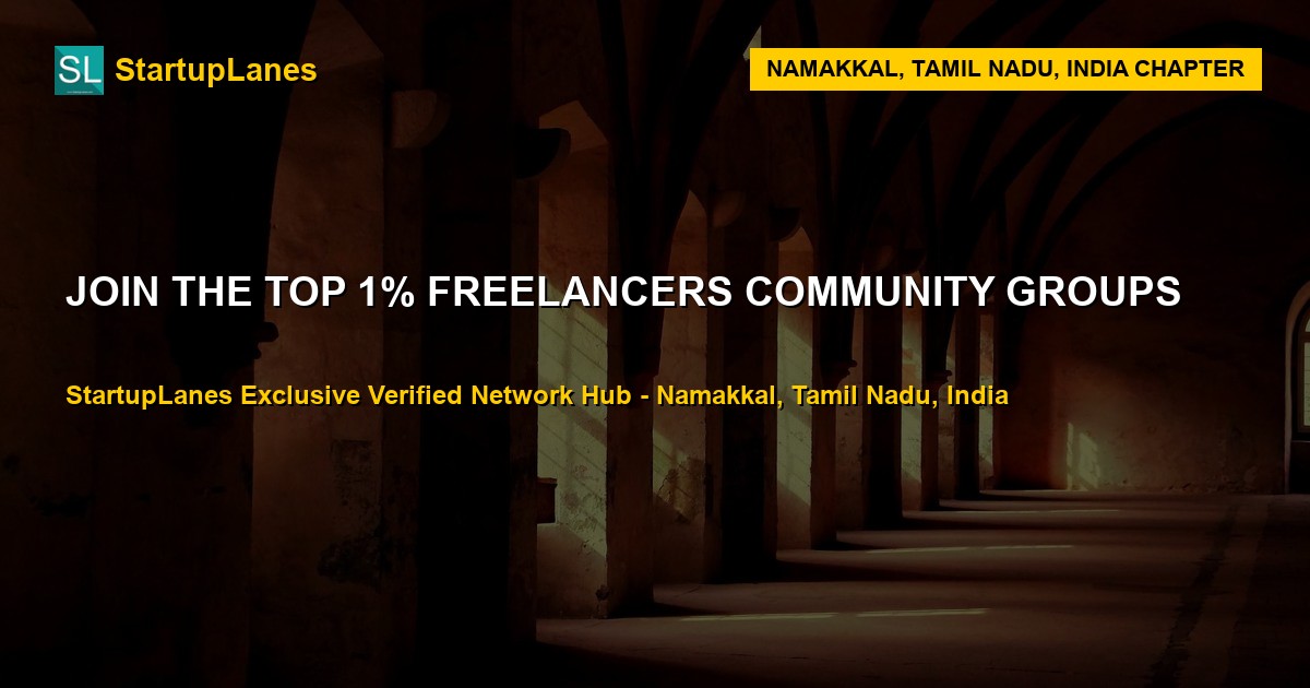 Freelancers WhatsApp Groups in Namakkal