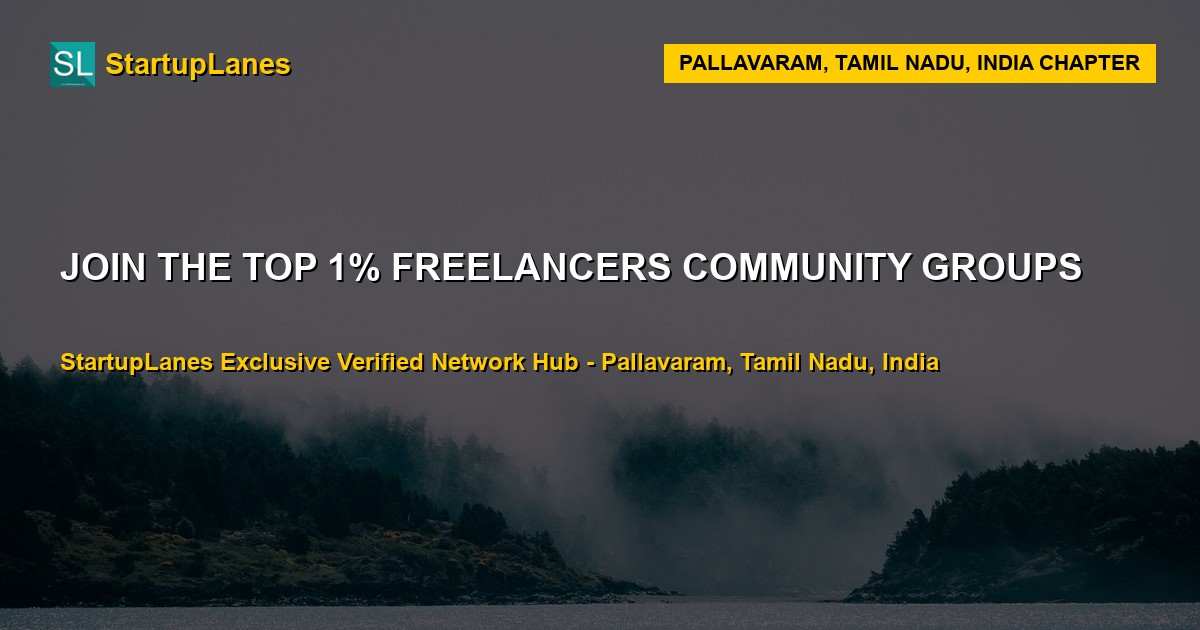 Freelancers WhatsApp Groups in Pallavaram