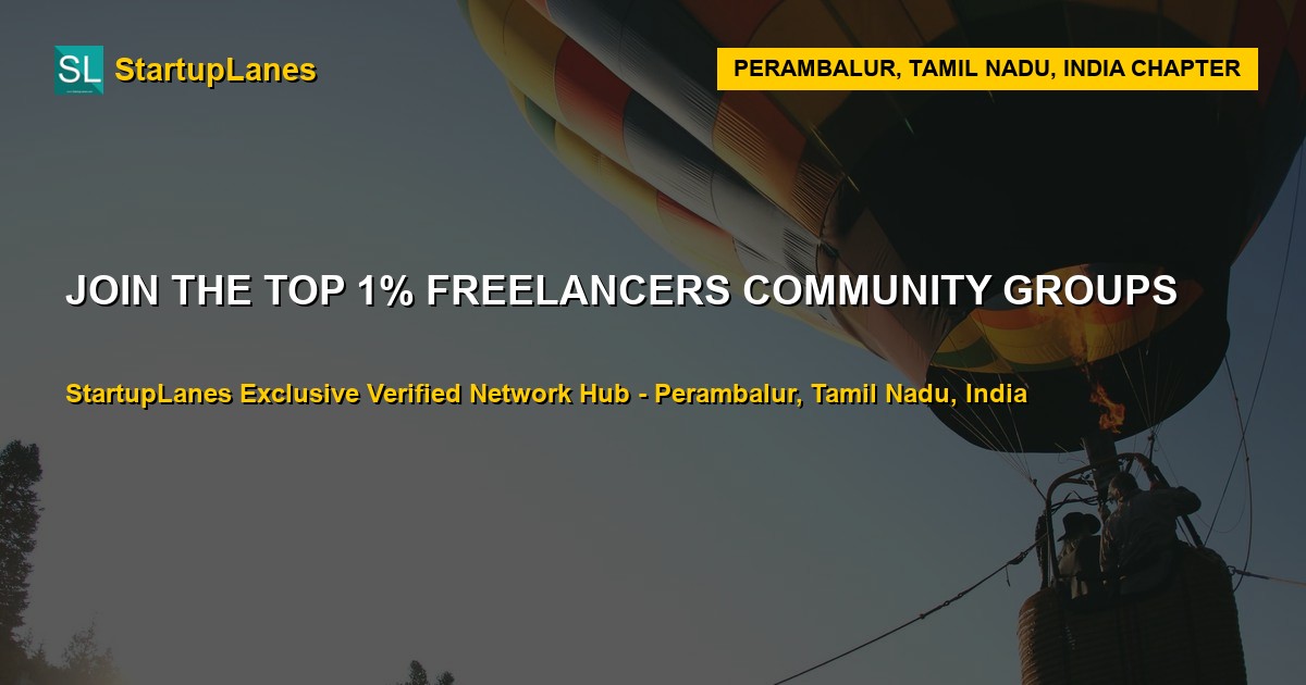 Freelancers WhatsApp Groups in Perambalur