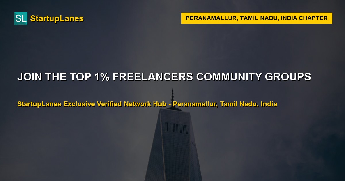 Freelancers WhatsApp Groups in Peranamallur