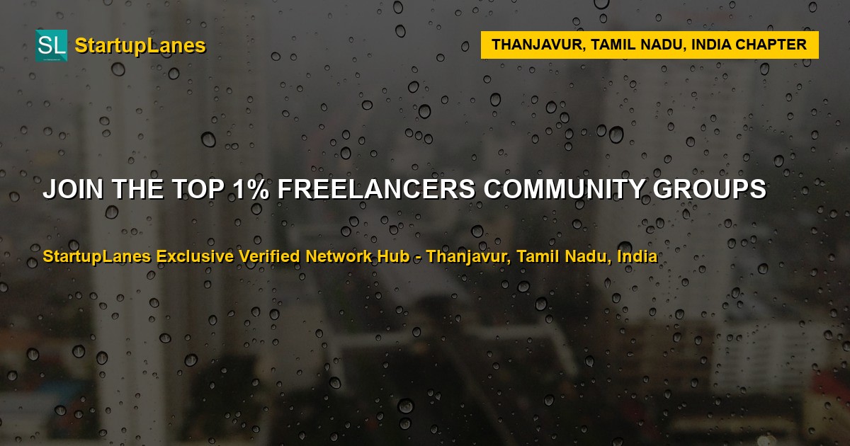 Freelancers WhatsApp Groups in Thanjavur