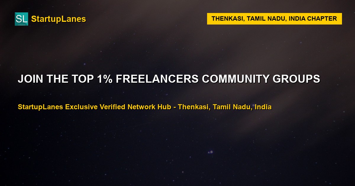 Freelancers WhatsApp Groups in Thenkasi