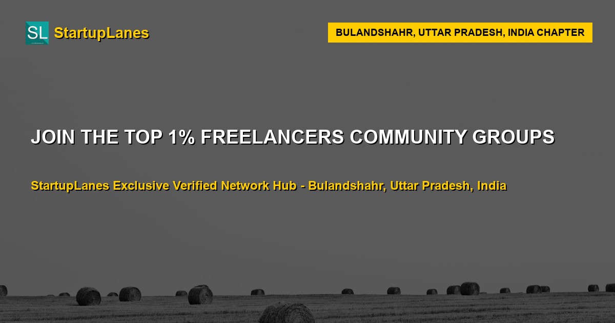 Freelancers WhatsApp Groups in Bulandshahr