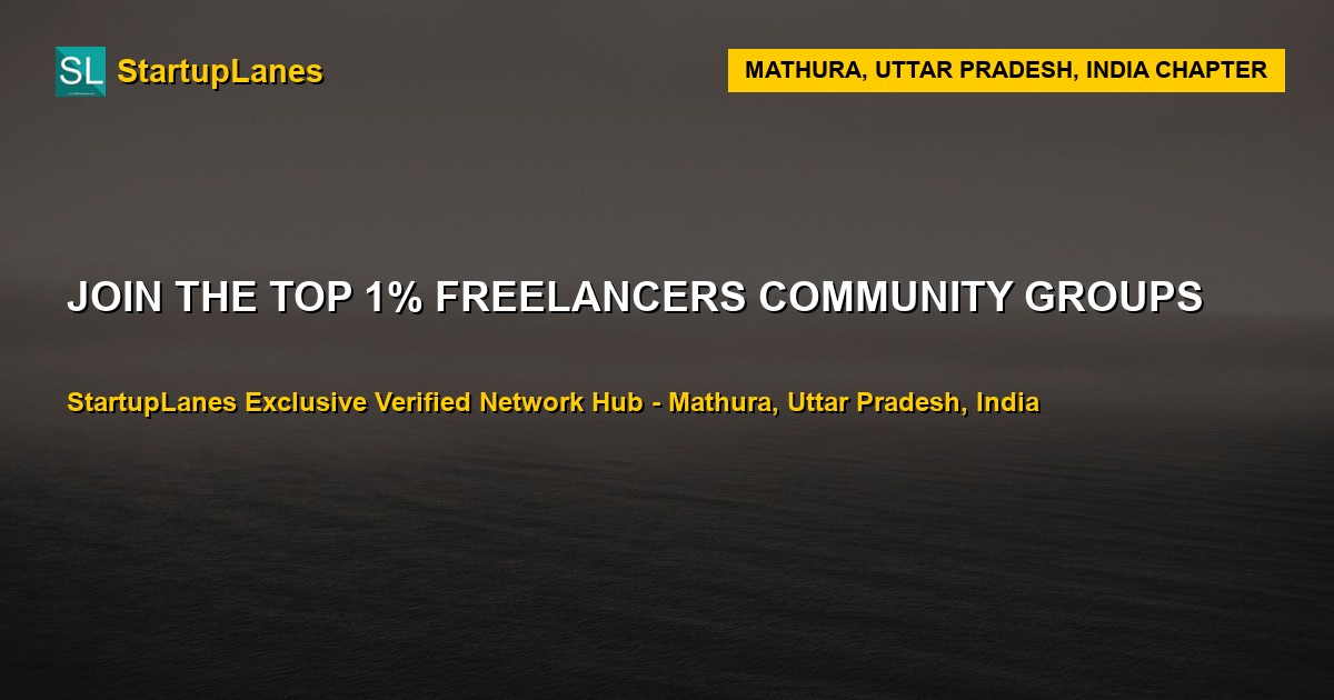 Freelancers WhatsApp Groups in Mathura