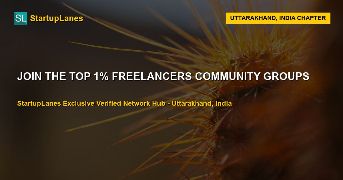 Freelancers WhatsApp Groups in Uttarakhand