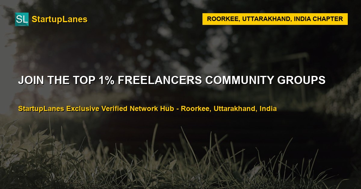 Freelancers WhatsApp Groups in Roorkee