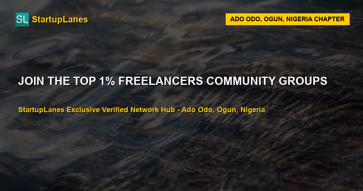 Freelancers WhatsApp Groups in Ado Odo