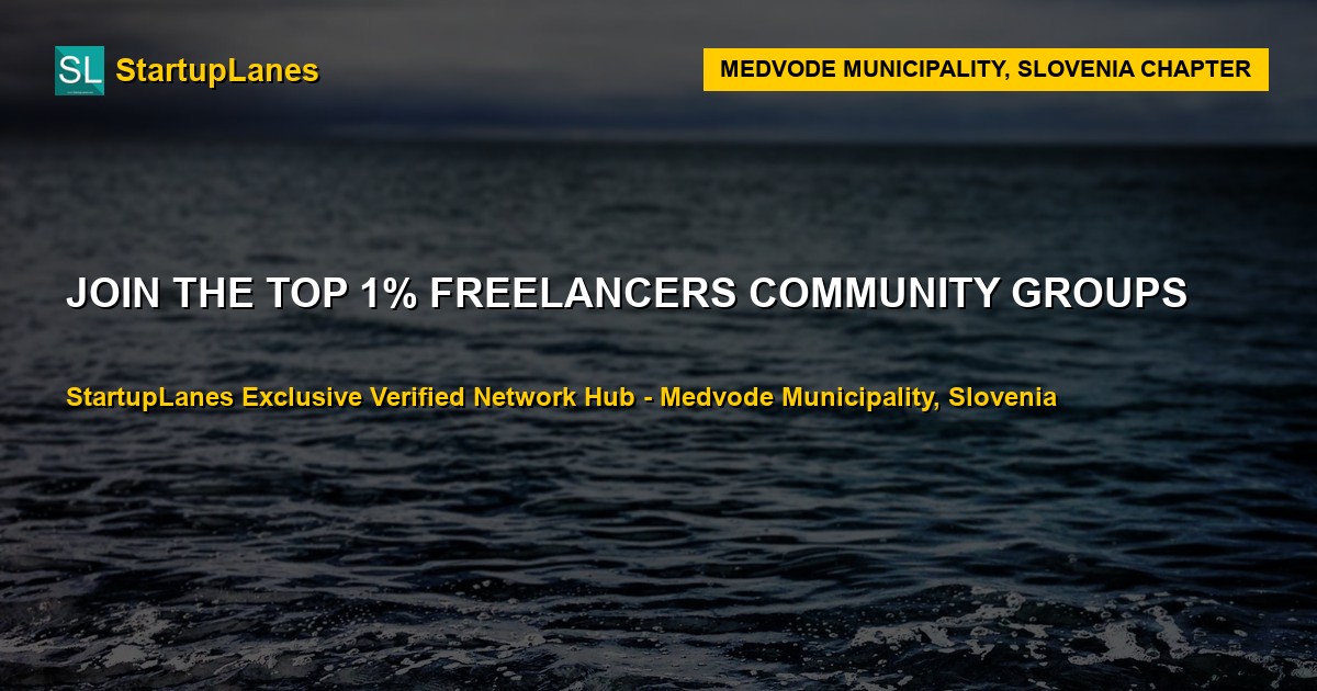 Freelancers WhatsApp Groups in Medvode Municipality