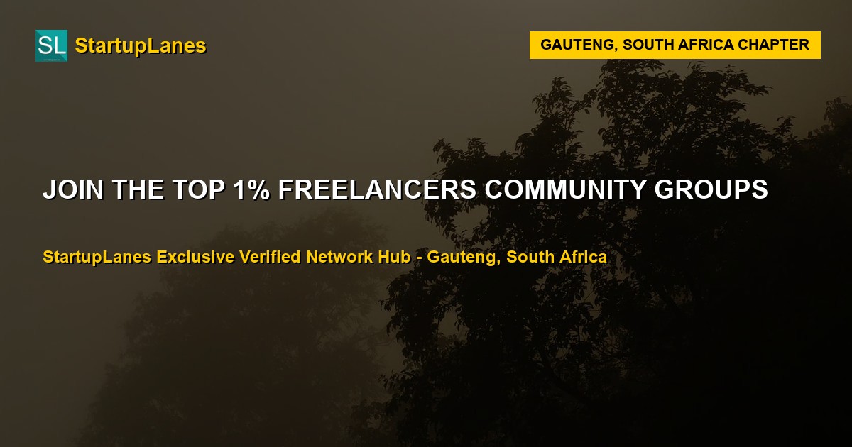 Freelancers WhatsApp Groups in Gauteng