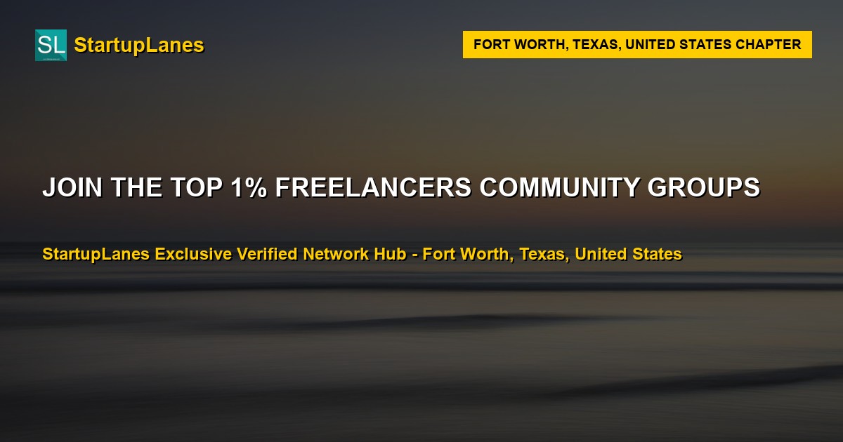 Freelancers WhatsApp Groups in Fort Worth