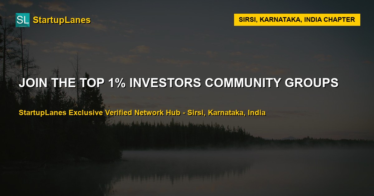 Investors WhatsApp Groups in Sirsi