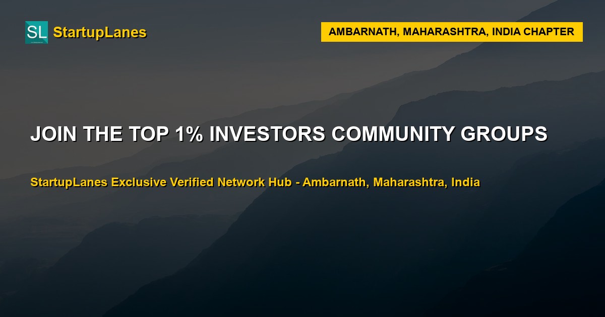 Investors WhatsApp Groups in Ambarnath