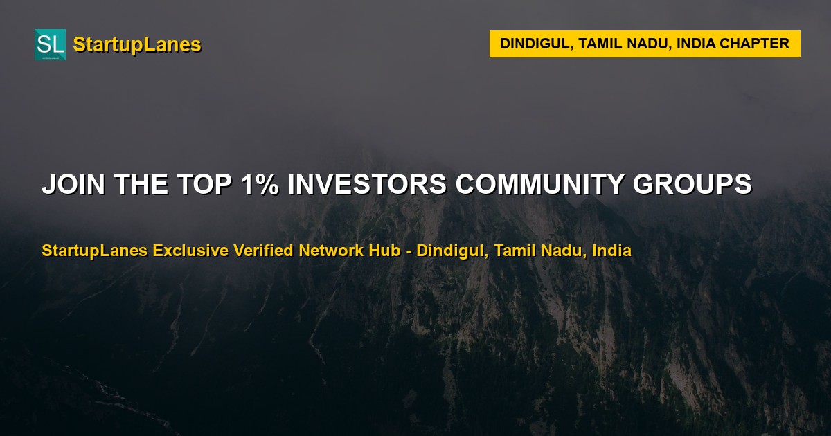 Investors WhatsApp Groups in Dindigul