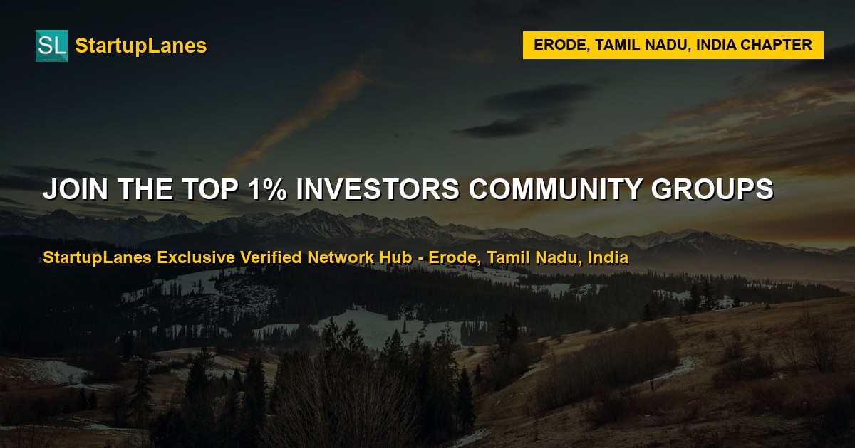 Investors WhatsApp Groups in Erode