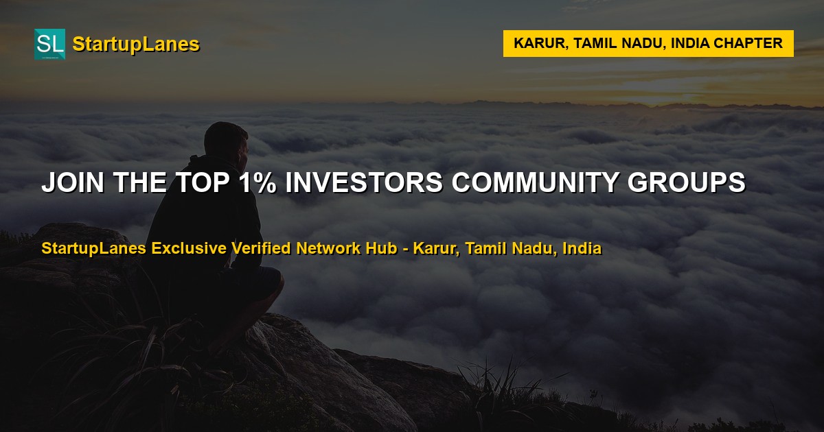 Investors WhatsApp Groups in Karur