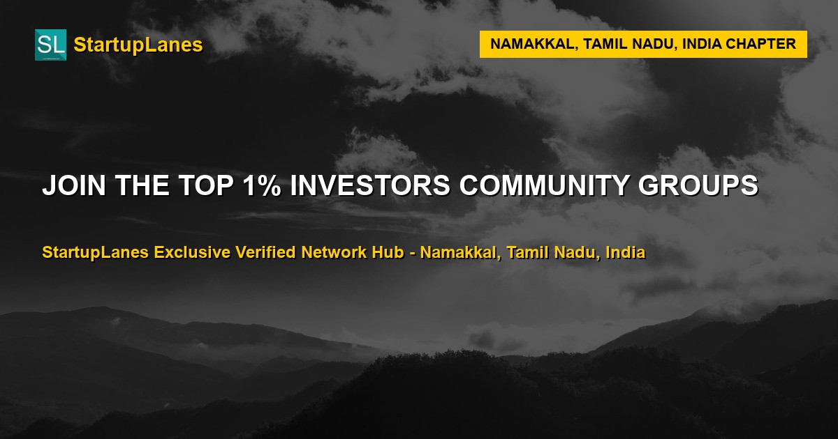 Investors WhatsApp Groups in Namakkal