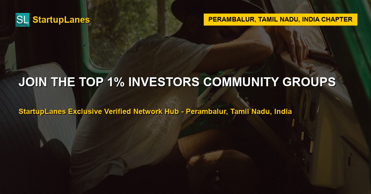 Investors WhatsApp Groups in Perambalur