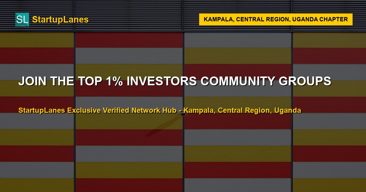 Investors WhatsApp Groups in Kampala