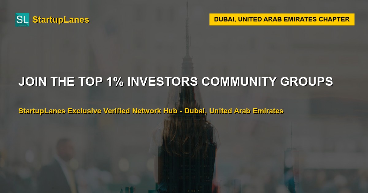 Investors WhatsApp Groups in Dubai