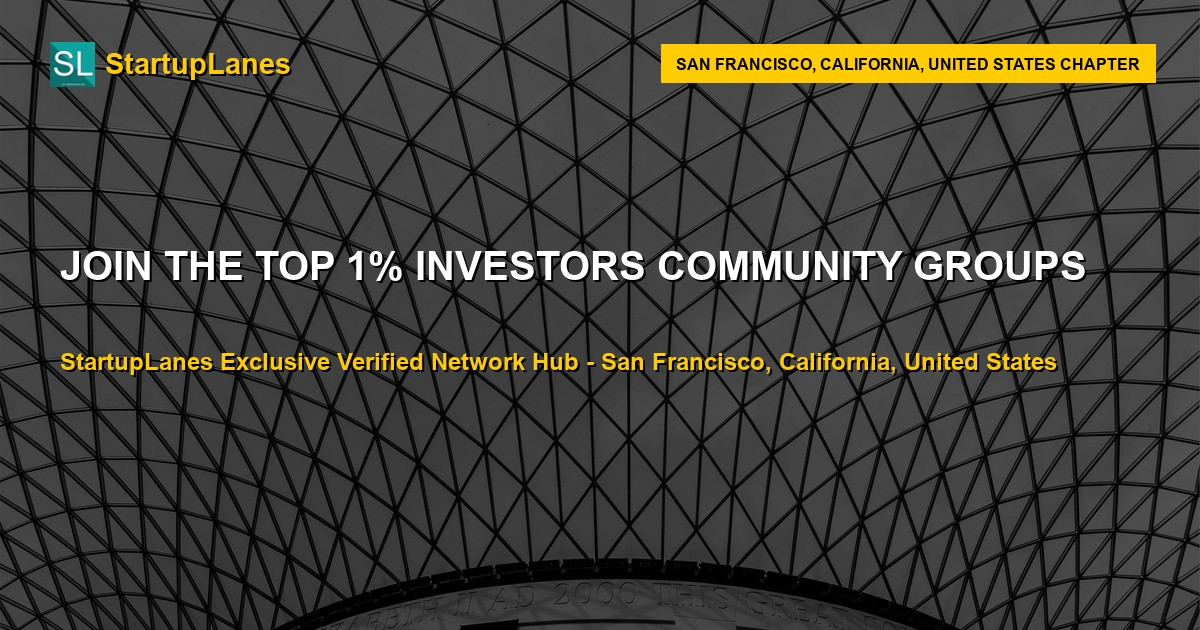 Investors WhatsApp Groups in San Francisco